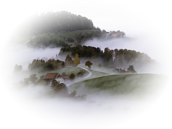 Волшебный туман на прозрачном фоне