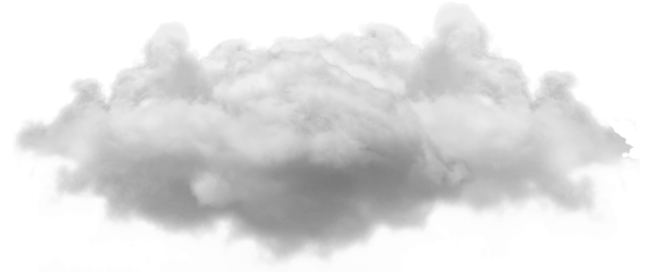 Облако густое без фона