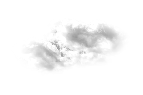 Густой дым на прозрачном фоне
