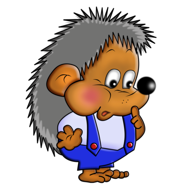 Ежик мультяшка