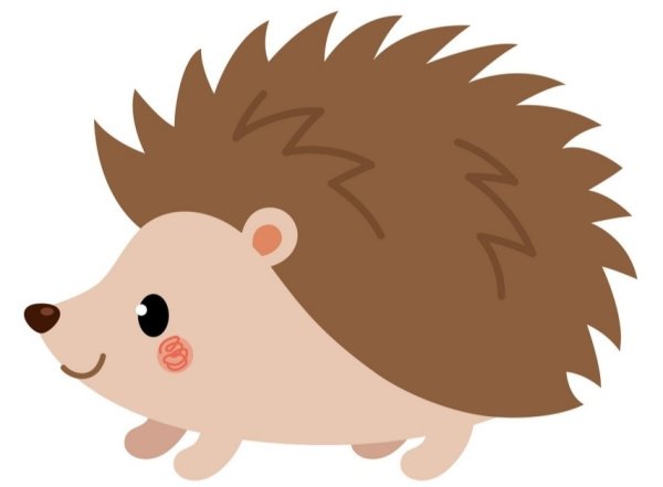 Ежик для детей