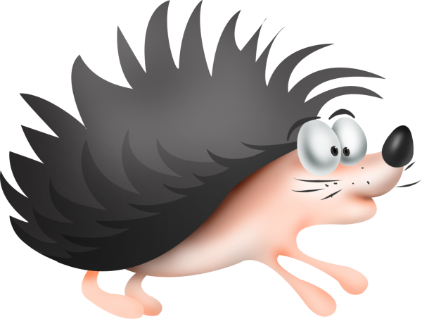 Ежик мультяшный для детей