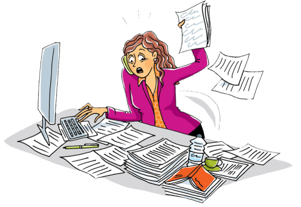 Бухгалтер иллюстрация