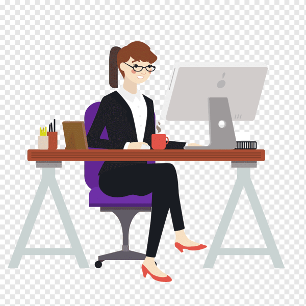 Векторные офисные работники