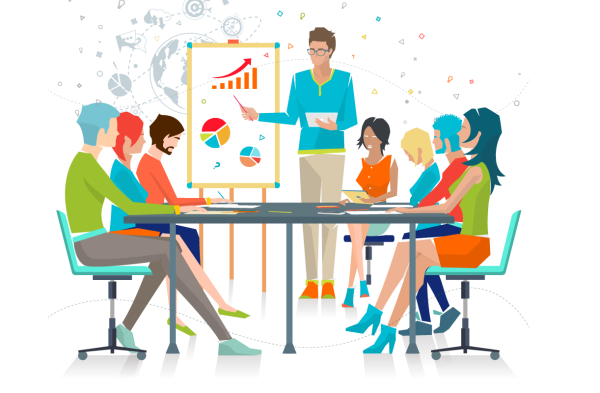 Совещание иллюстрация