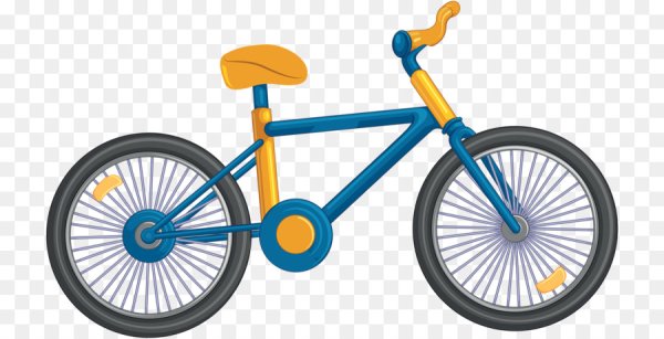 Велосипед на прозрачном фоне