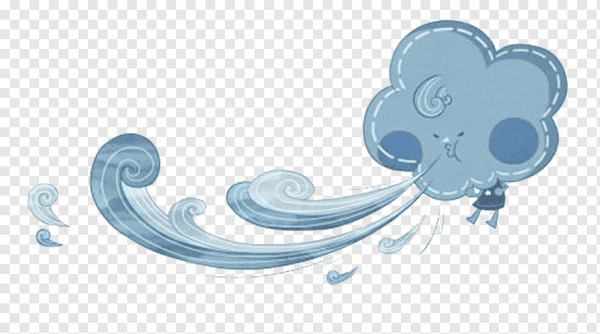 Ветер на прозрачном фоне