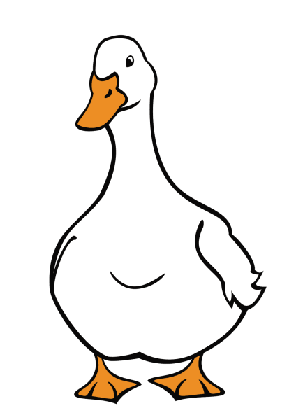 Гуси мультяшные