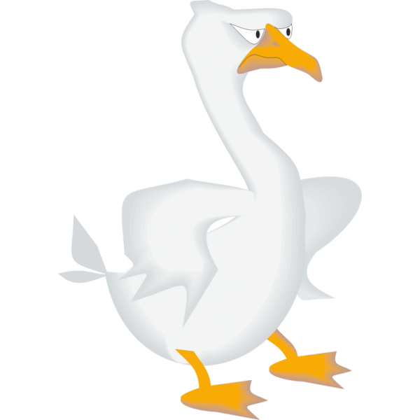 Гусь мультяшка