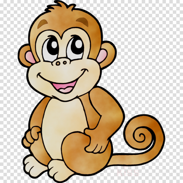 Обезьянка мультяшная
