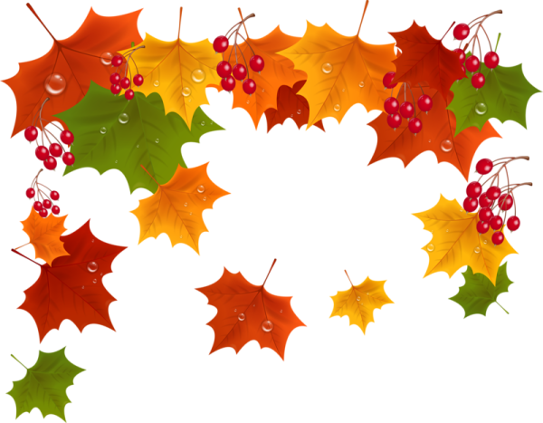 Анимированные осенние листья