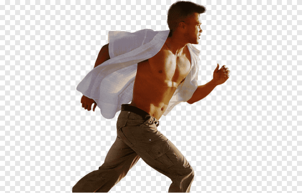 Парень на прозрачном фоне