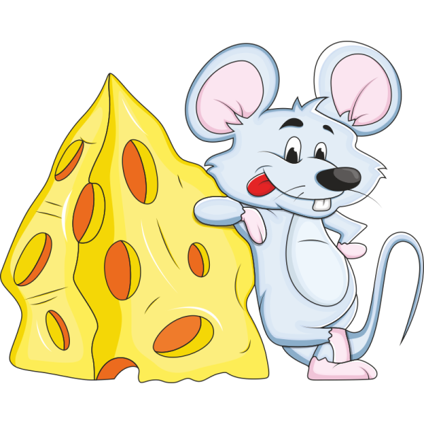 Мышка с сыром