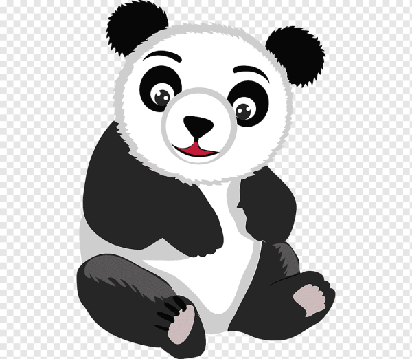 Панда мультяшный