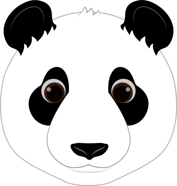 Панда мультяшная