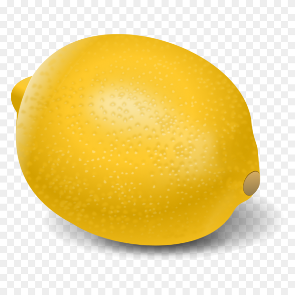 Лимон на прозрачном фоне