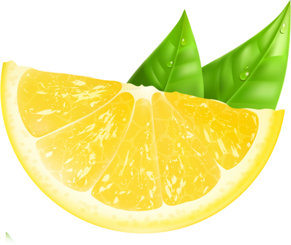 Лимон на белом фоне