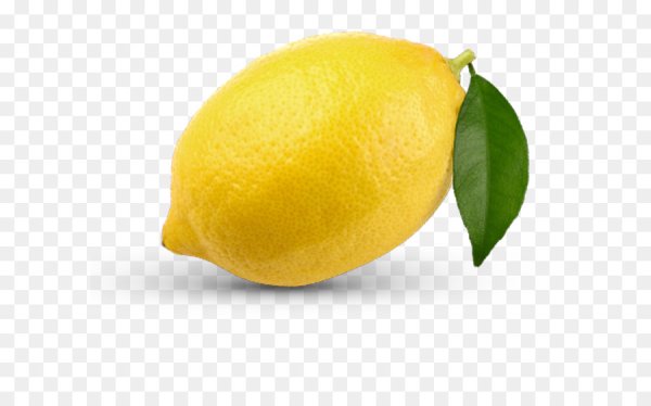 Лимон на прозрачном фоне