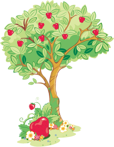 Яблочки на дереве для детей