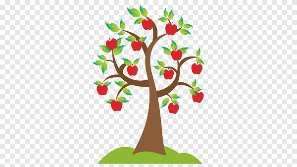 Яблочное дерево вектор