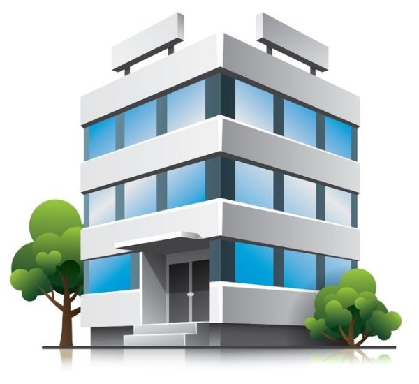 Мультяшное здание