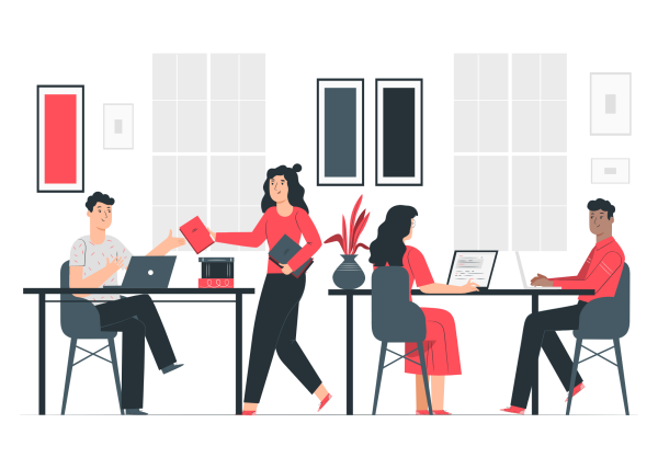 Офис иллюстрация