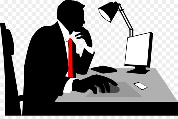 Чиновник силуэт