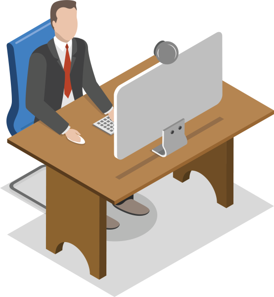 Рабочее место сотрудника иконка