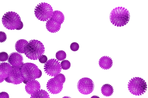 Covid 19 фиолетовый