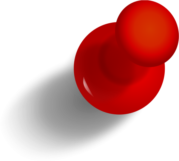 Красная кнопка для бумаги