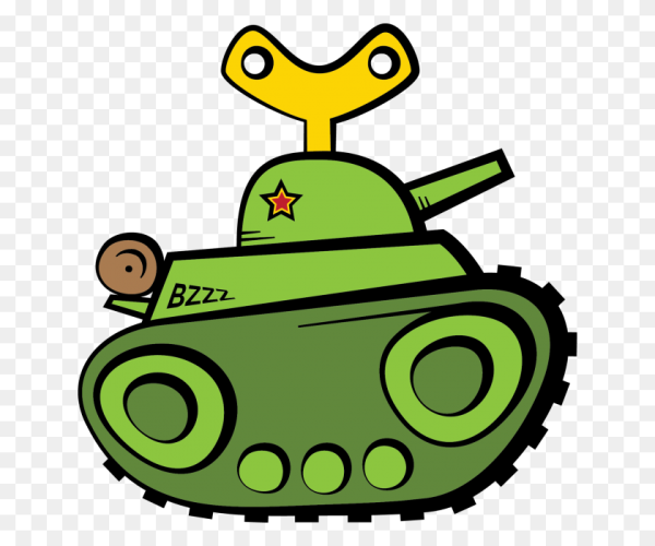 Танк мультяшка