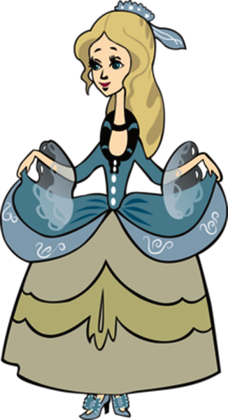 Герои советского мультфильма Золушка