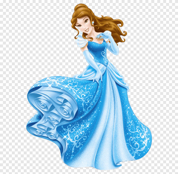 Принцесса Диснея Белль в голубом платье