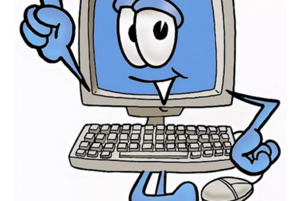 Компьютер мультяшный