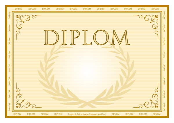 Рамка «диплом»