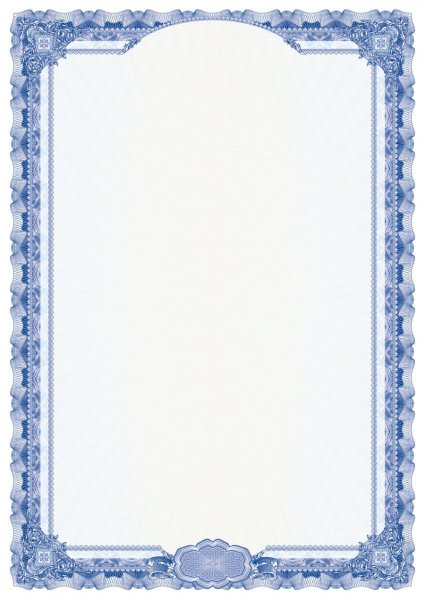 Рамка для свидетельства