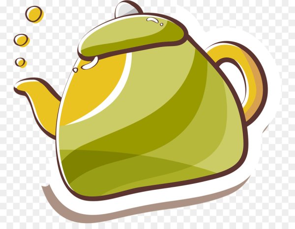 Чайник на белом фоне