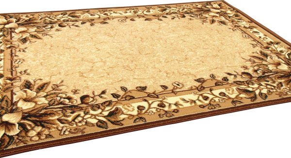 Ковер прямоугольный бежевый