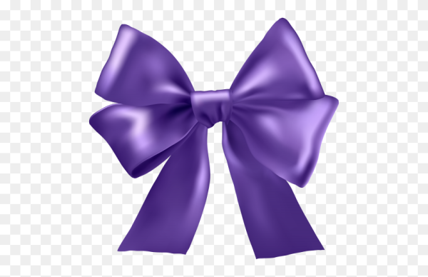 Фиолетовый бант