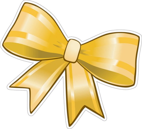 Желтый бант