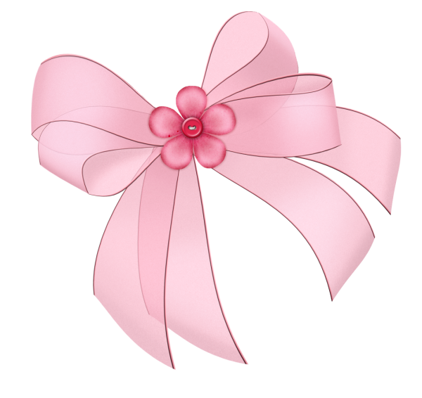 Бантик на прозрачном фоне