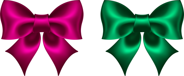 Бантик на прозрачном фоне