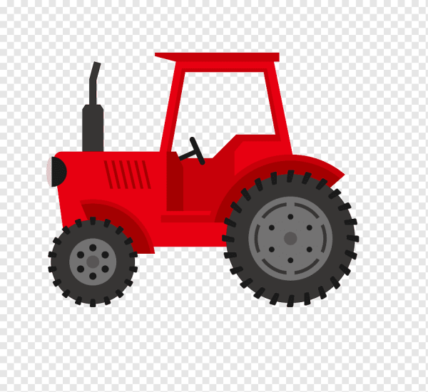 Красный трактор