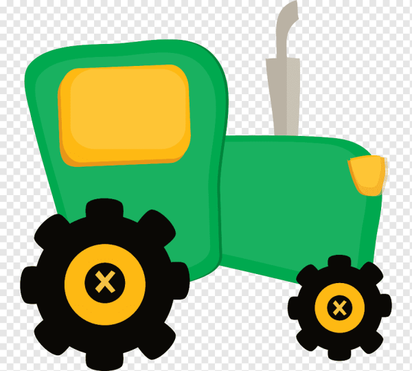 Тракторы мультяшные