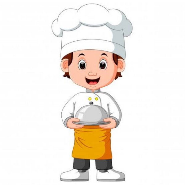Детский рисунок повар