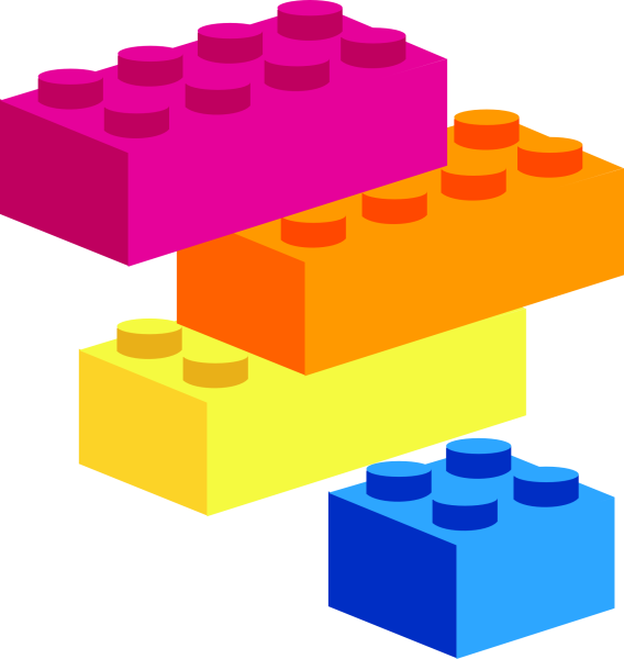 LEGO блоки вектор