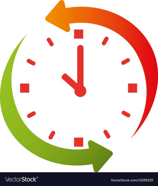 Цветные векторные изображения часы