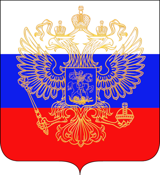 Флаг России с гербом