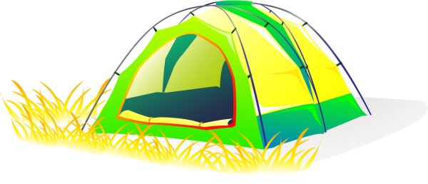 Палатка на прозрачном фоне