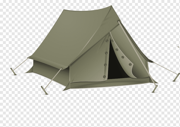 Палатка туристическая на белом фоне